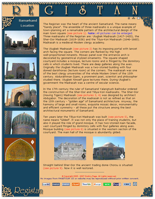 Pagetour�- Uzbekistan Tour Organizer