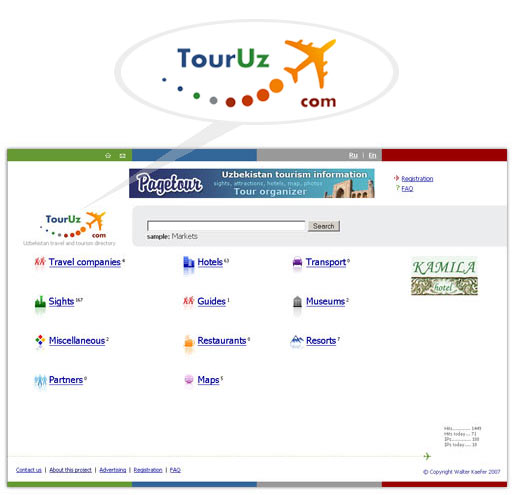Uzbekistan travel and tourism directory
